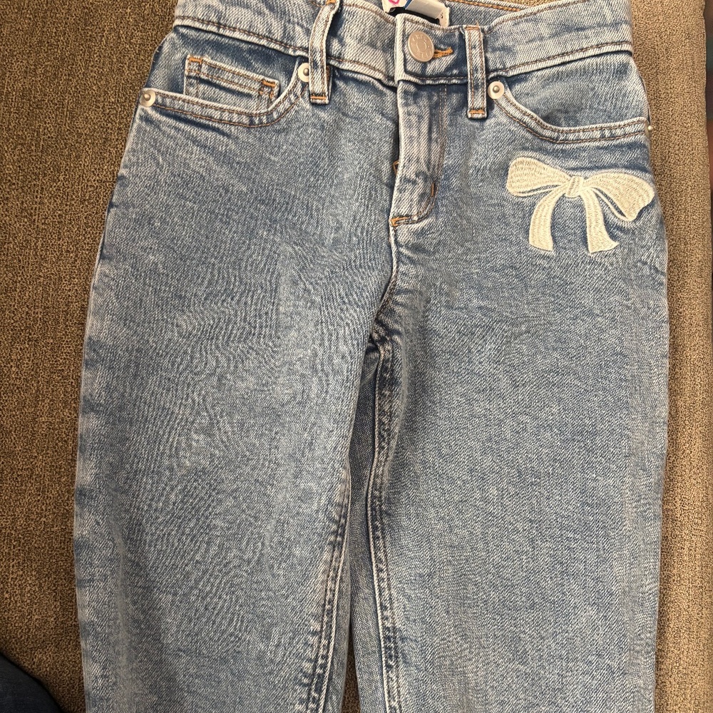 Girls Ribbon Jcrew Factory Denim